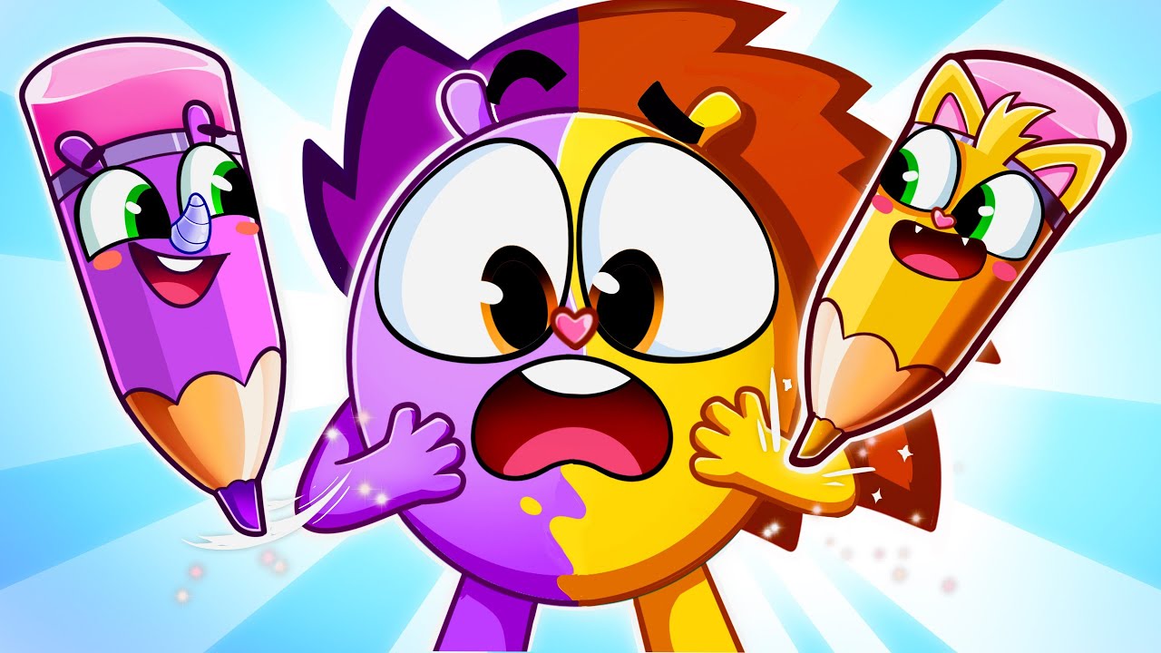 Funny Drawing Pencils | I Lost My Color | Songs for Kids by Toonaland