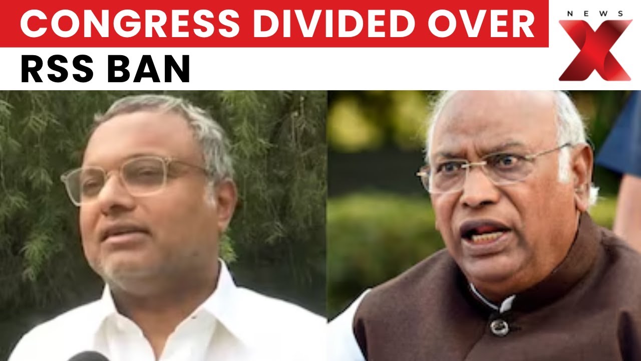 Mallikarjun Kharge Calls to Ban RSS, Karti Chidambaram Says ‘Impractical’ | NewsX