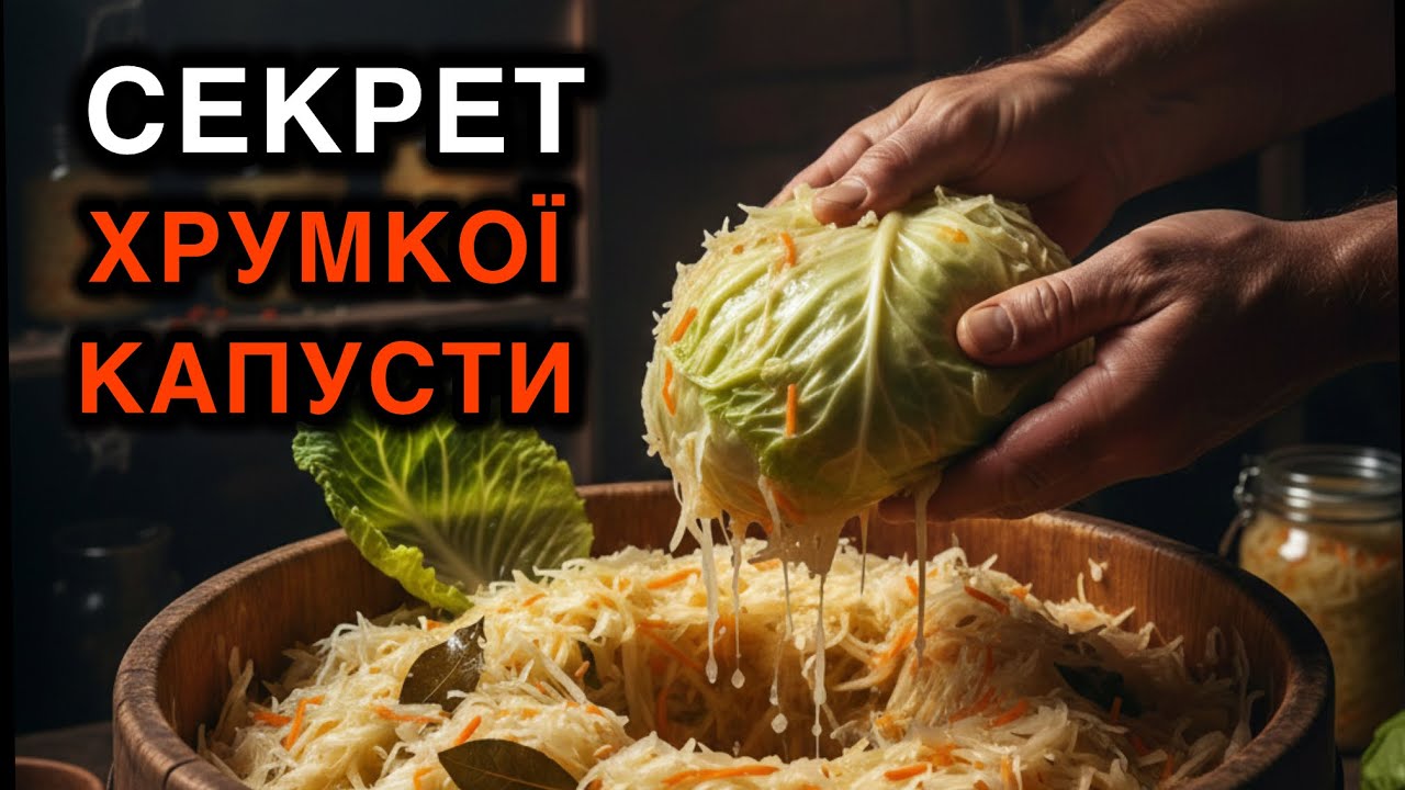 ПРОСТИЙ спосіб заквасити капусту, який ВИЙДЕ У КОЖНОГО з першого разу!  Мій особистий метод КВАШЕННЯ