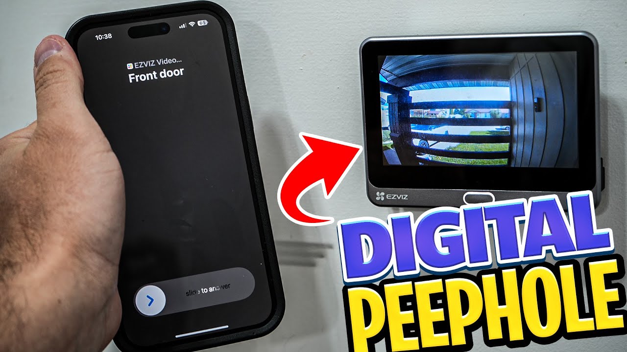 I Transformed my Peep Hole into a Smart Tech One - EZVIZ CP4