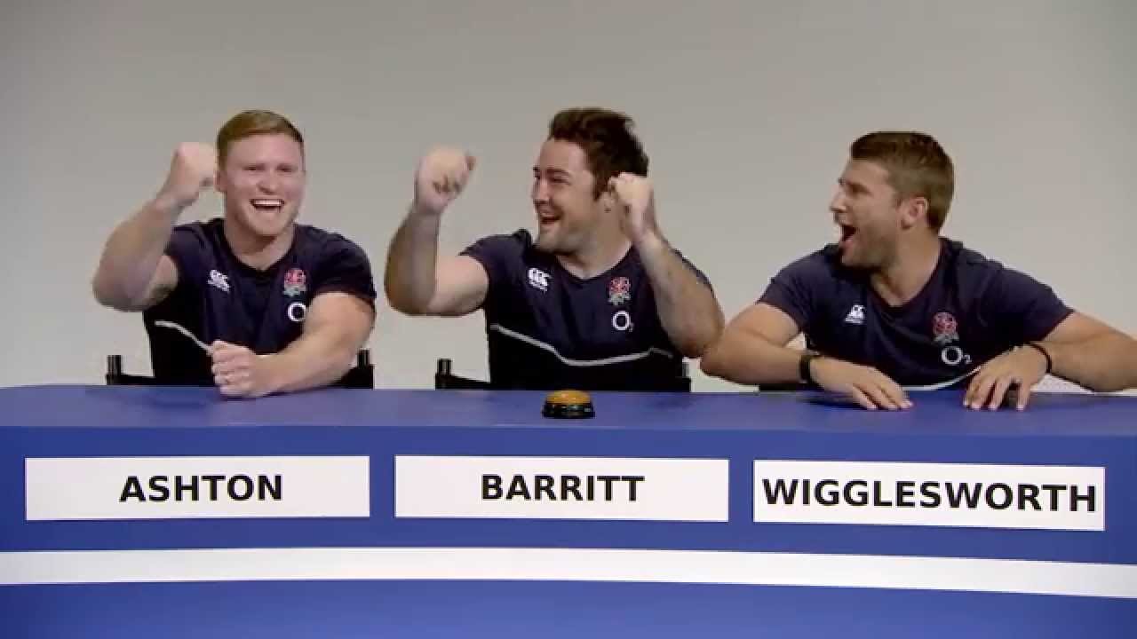 Vernon Kay with England Rugby - name that player