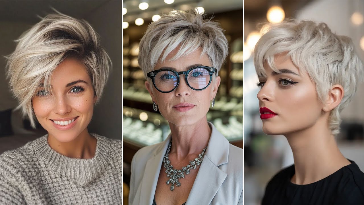 Feminine Pixie Cut Pixie Cut Styles Short Hair Transformations Corte Pixie Para Señora #hairstyle #h