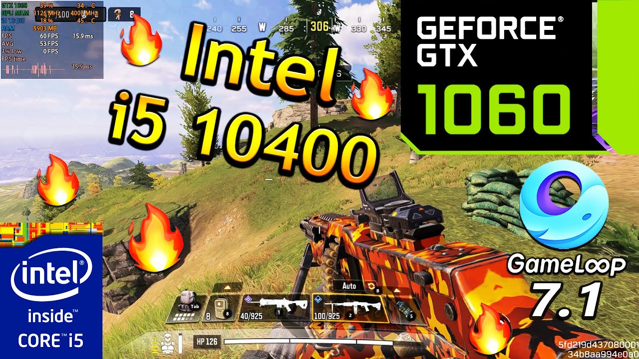 Call of Duty Mobile: i5 10400 x GTX 1060 6GB 60 FPS Ultra Graphics