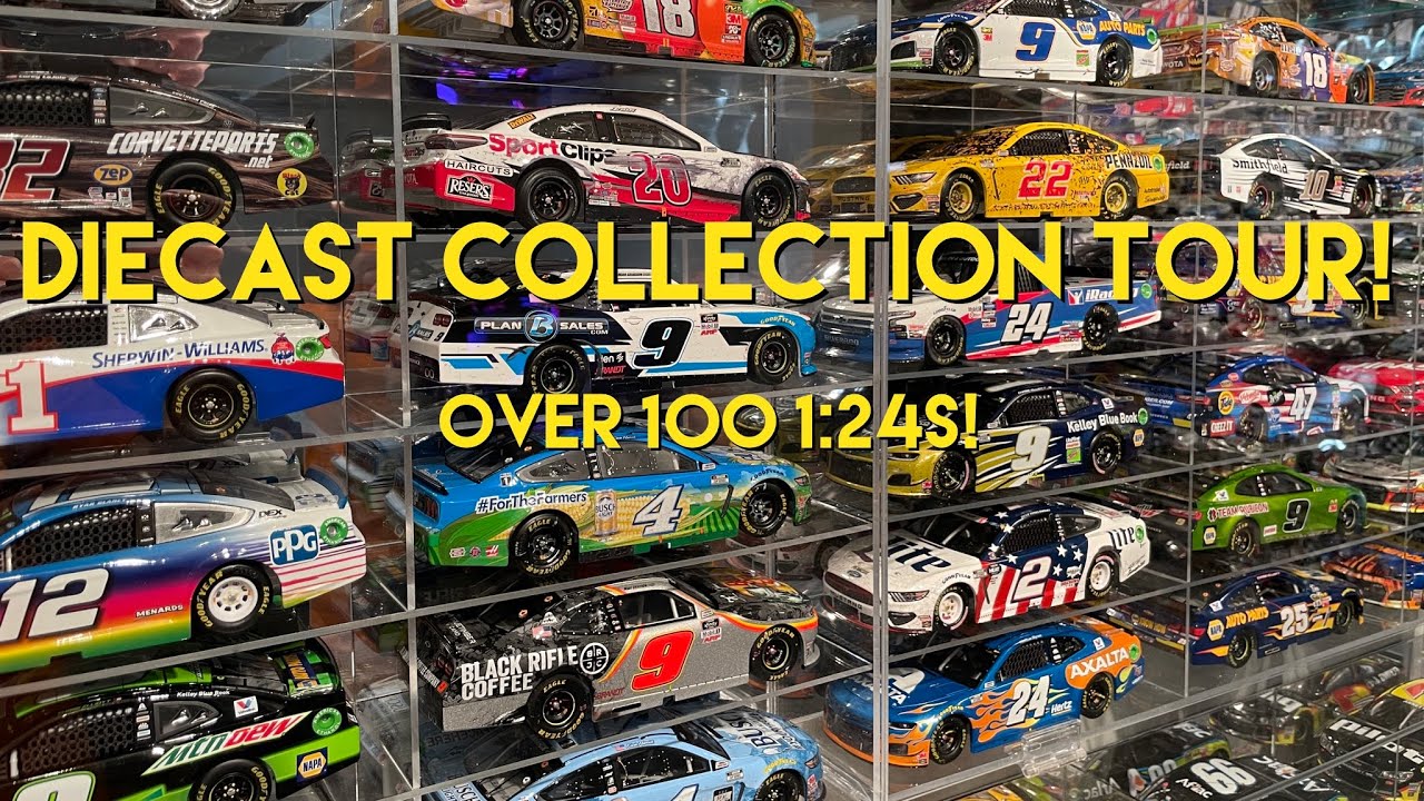 Коллекция литых моделей NASCAR 1:24! (Более 100 моделей)