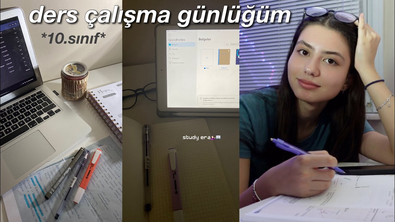 ders çalışma günlüğüm // verimli bir günüm🙌🏻