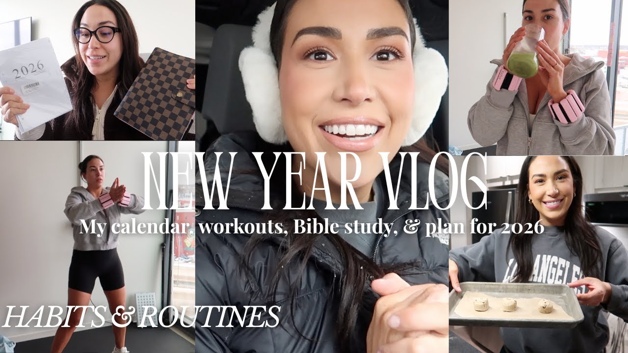 Spend The Day With Me | How I'm Planning 2026 | Calendar, Workouts, Bible Study, Habits & Routines