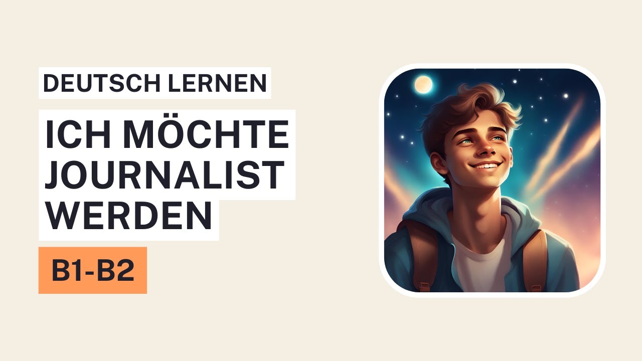 Journalist Werden I Deutsch B1 B2 I H&ouml;ren und Verstehen #GermanStories