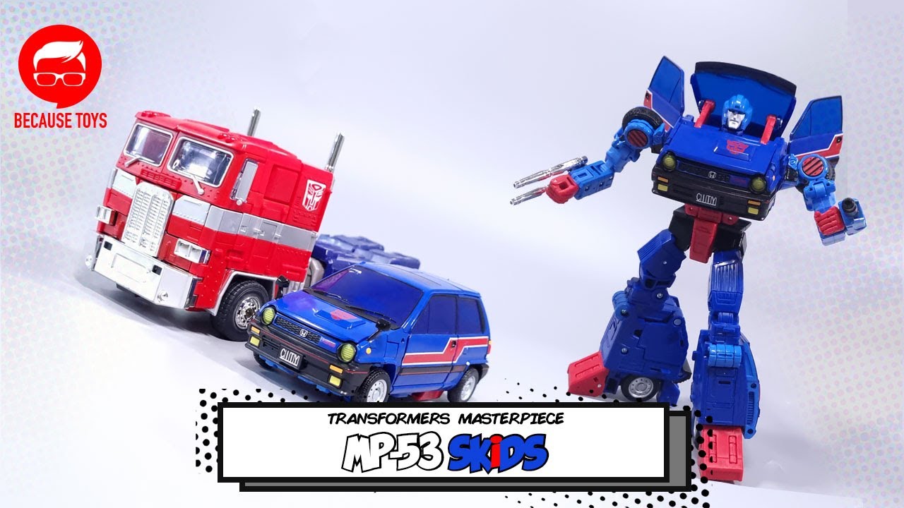 Takara Tomy Masterpiece MP-53 Skids Unboxing And Transformation