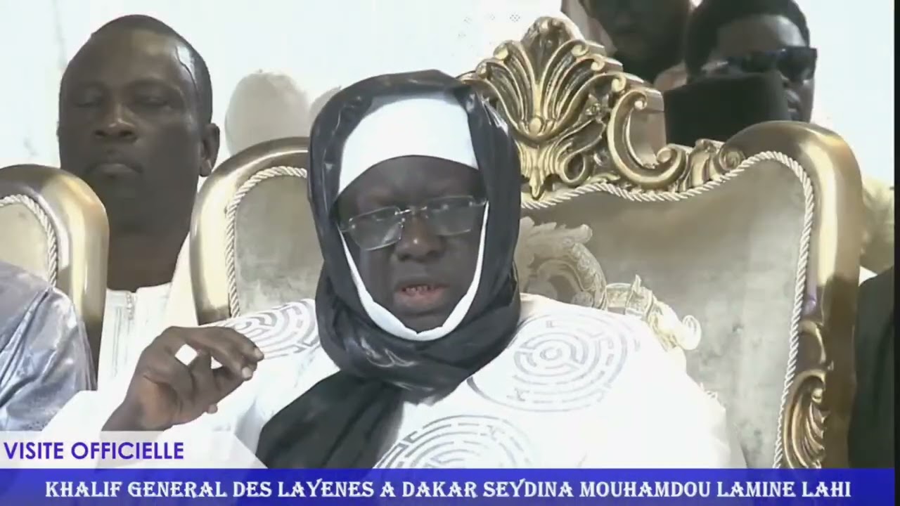 VISITE DU KHALIF GENERAL DES LAYENES SEYDINA MOUHAMADOU LAMINE LAHI A DAKAR 