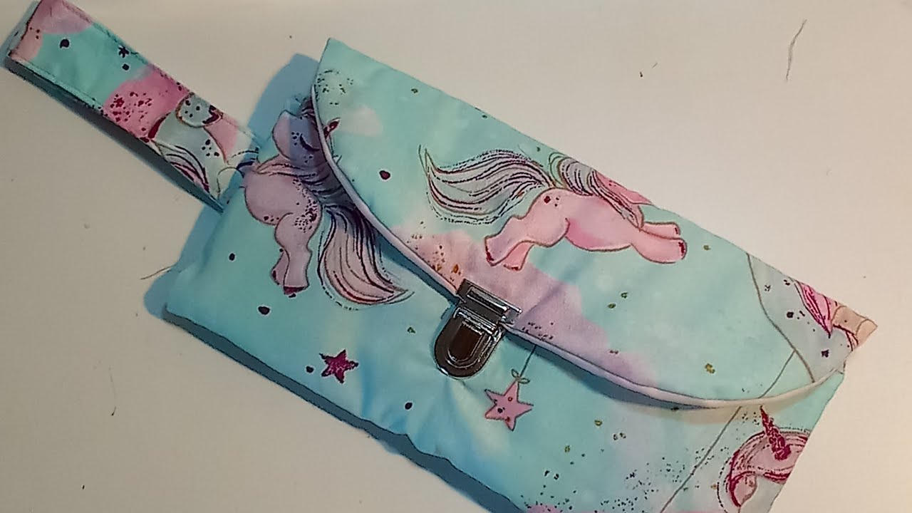 tuto pochette à barrettes , DIY couture