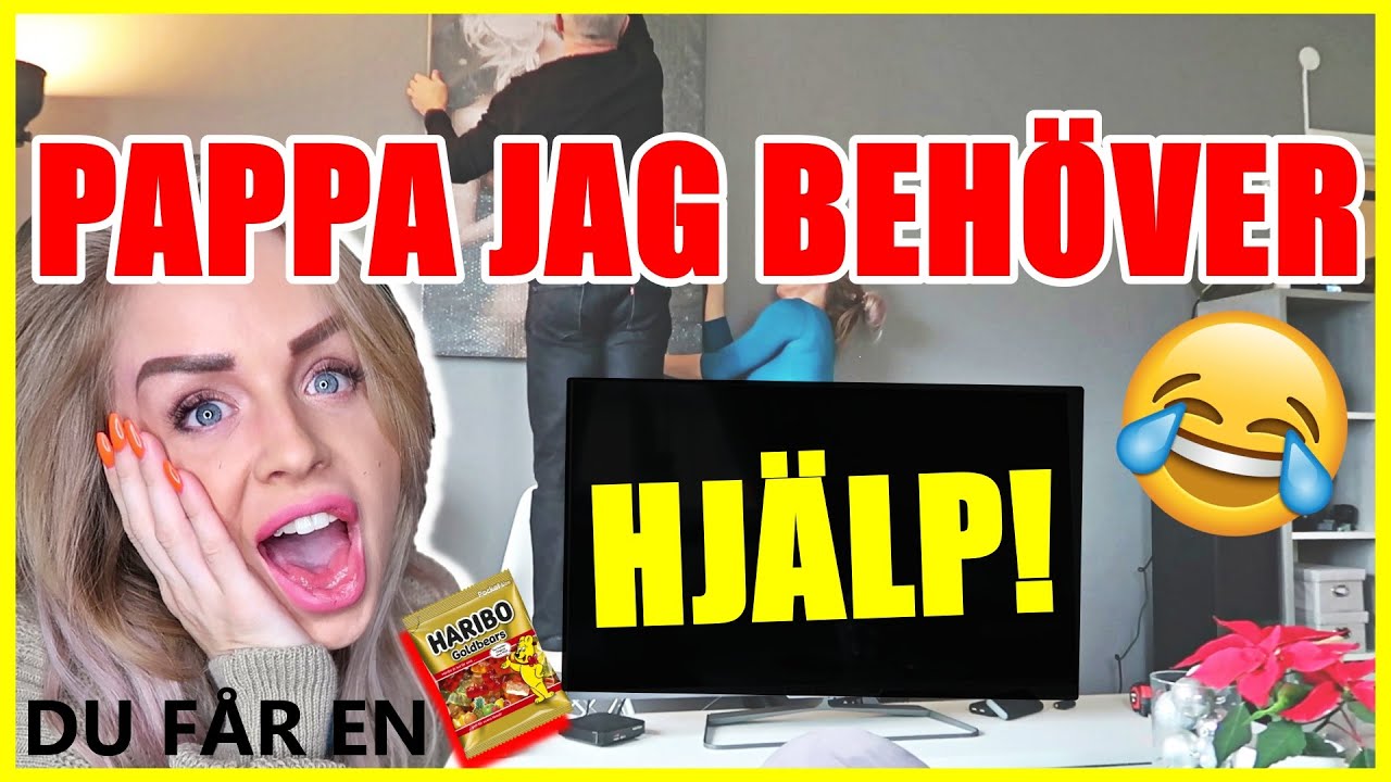 PAPPA JAG BEH&Ouml;VER HJ&Auml;LP DU F&Aring;R EN HARIBO 😂❤
