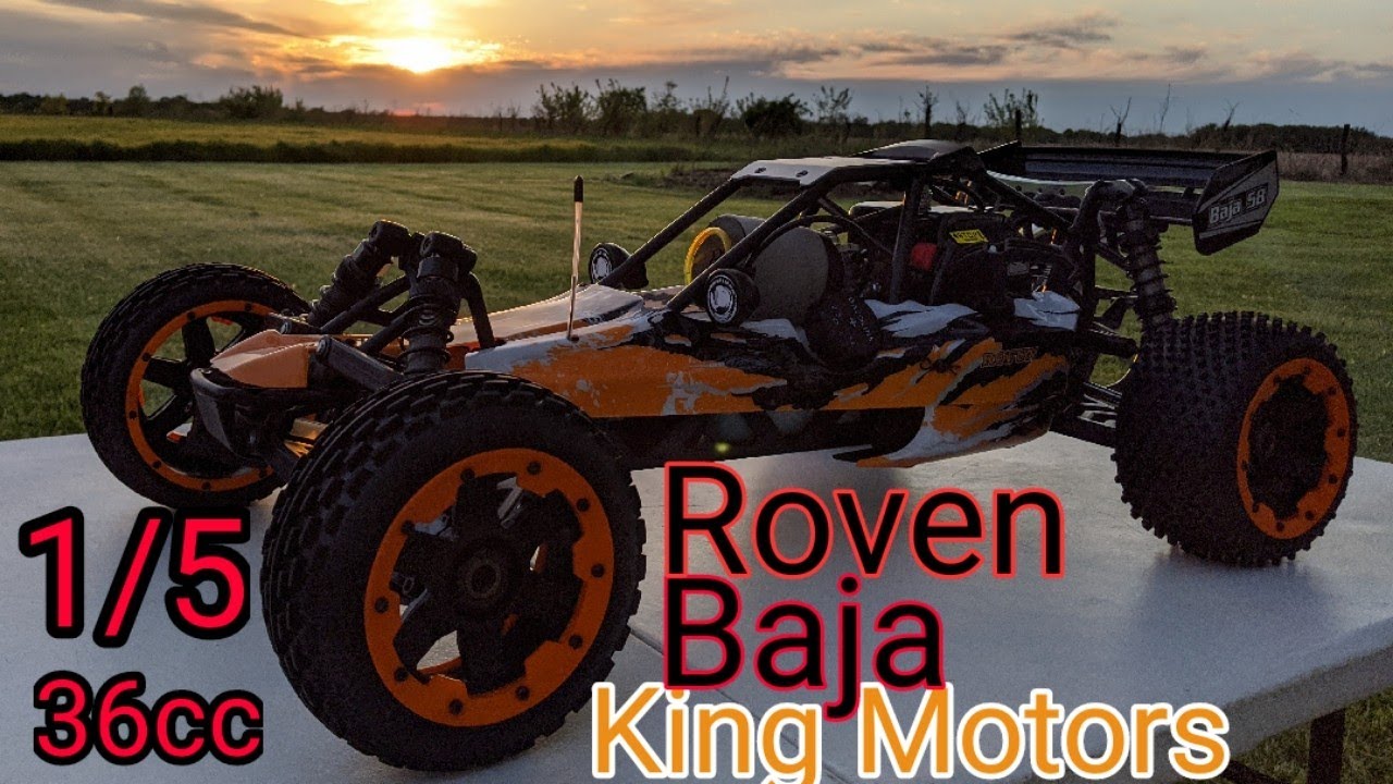1/5 King Motors 36cc Roven Baja (unboxing first start)