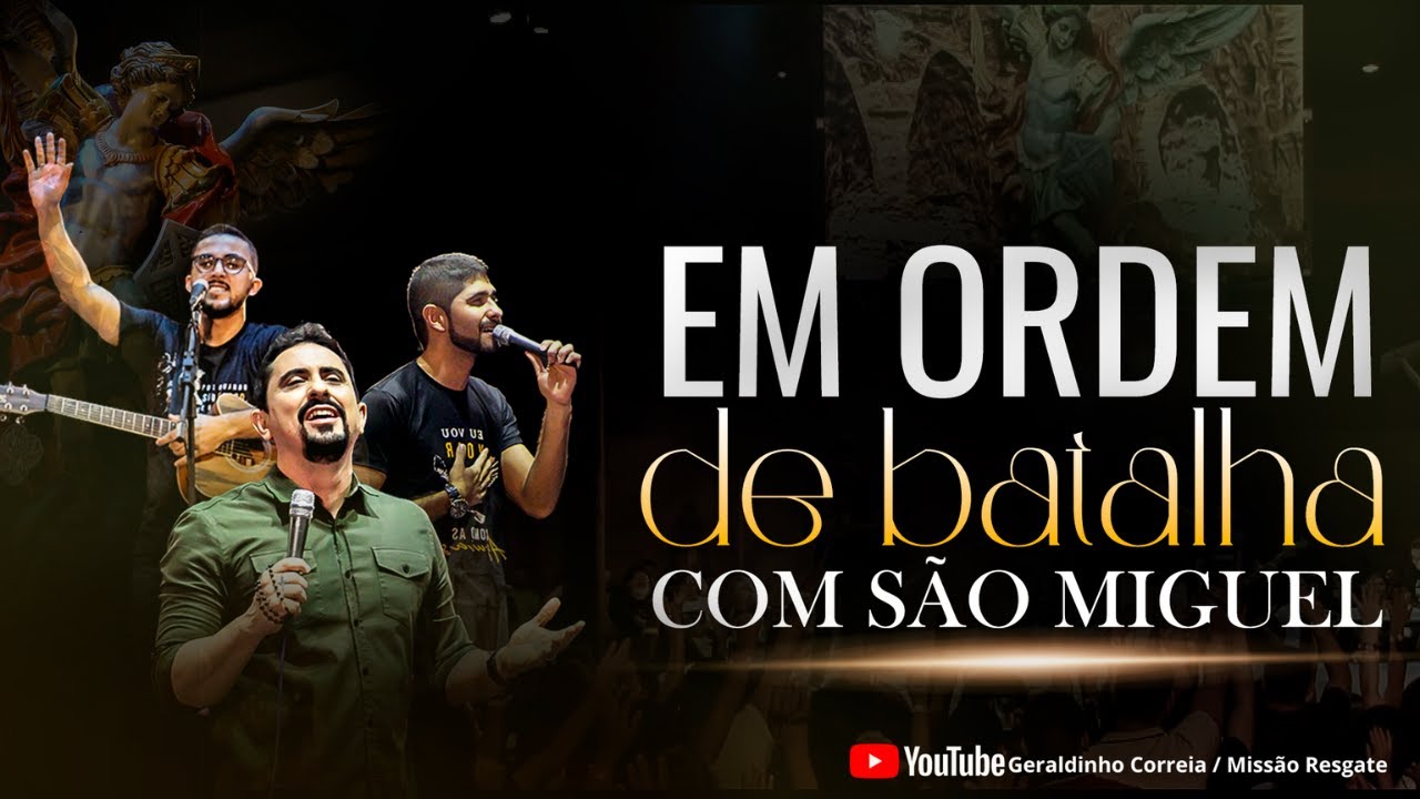 EM ORDEM DE BATALHA COM S&Atilde;O MIGUEL I Geraldinho Correia /COMUNIDADE MISS&Atilde;O RESGATE I [CLIPE OFICIAL]
