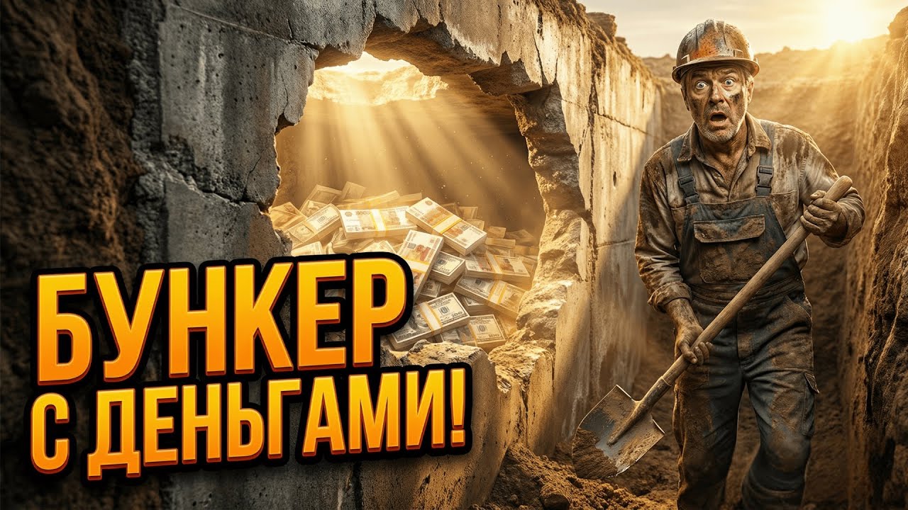 Мужик Копал Траншею Под Водопровод — Наткнулся На Бетонный Бункер Полный Денег