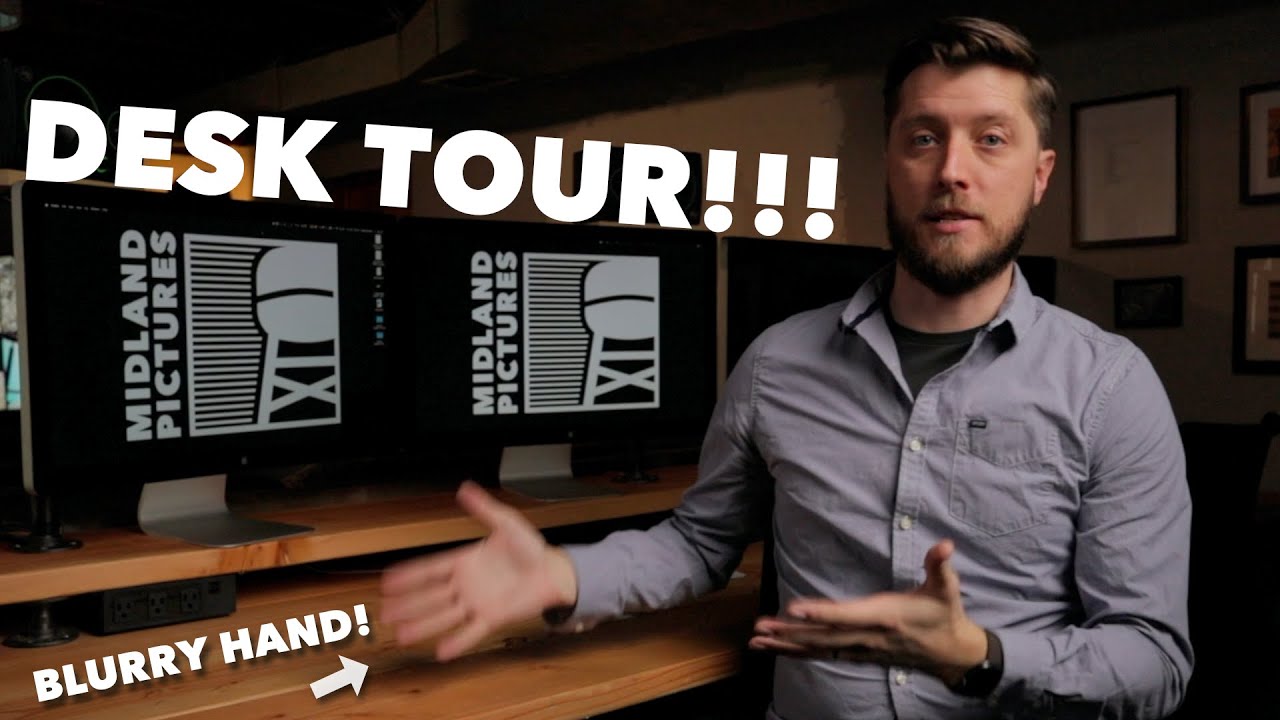 Video Editor Desk Setup Tour
