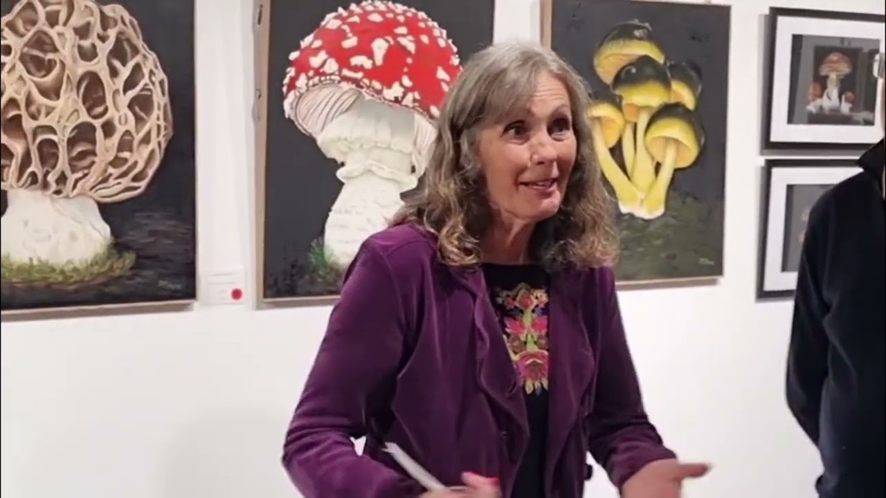 Exposición de pintura, Pauline Sáenz