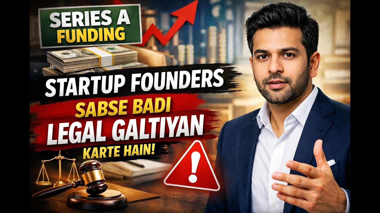 Series A Funding Milne Ke Baad Startup Founders Sabse Badi Legal Galtiyan Karte Hain