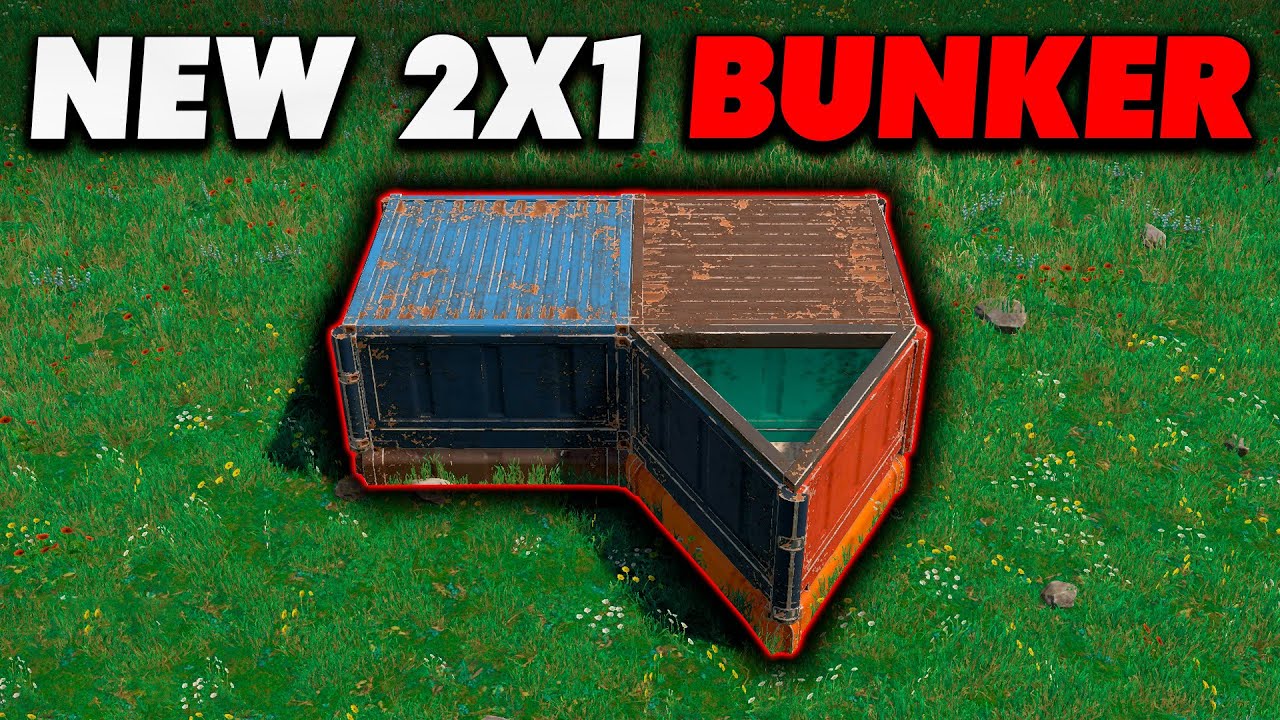 Новый бункер 2x1 в Rust 2026 | Учебное пособие по строительству в Rust
