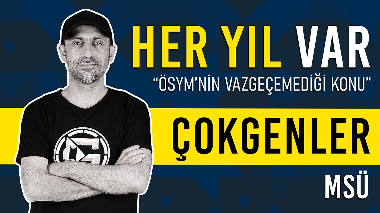 ÖSYM Vazgeçemiyor!  |  MSÜ Geometri