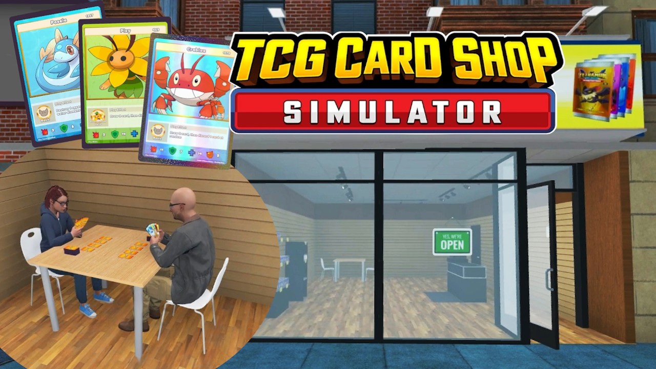 TCG CARD SHOP SIMULATOR run your own trading card game shop on PC