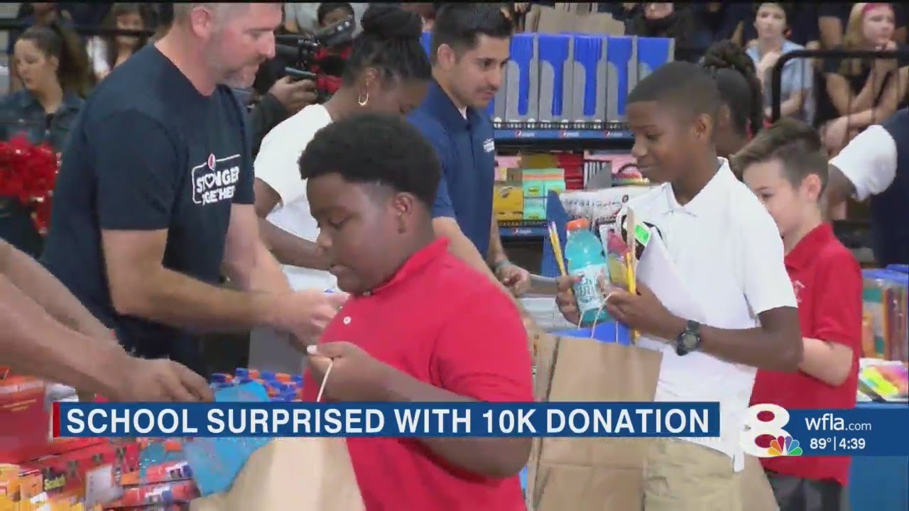 Local teacher surprised with $10k worth of school supplies from Pepsi
