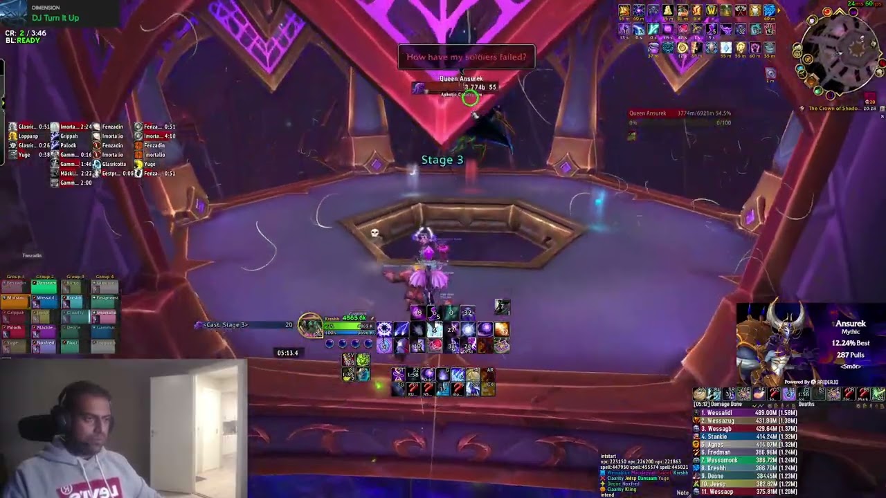 Smör vs Queen Ansurek Mythic (Arcane Mage Pov)