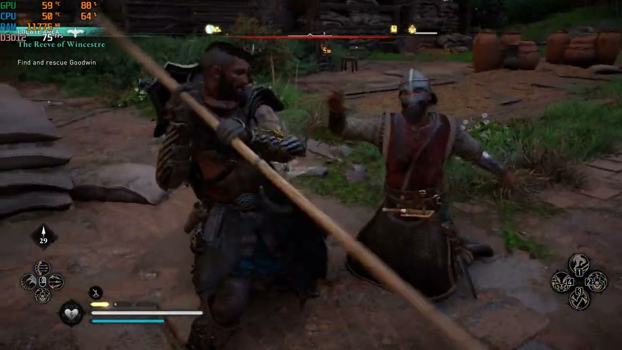 Assassin's Creed Valhalla on RTX 3060Ti