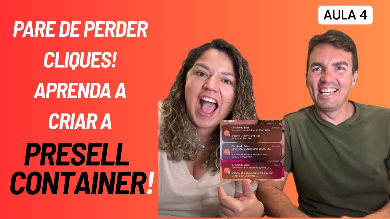 COMO CRIAR PRESELL ZERO FUGA | Presell Conteiner | Passo a Passo 100% Grátis