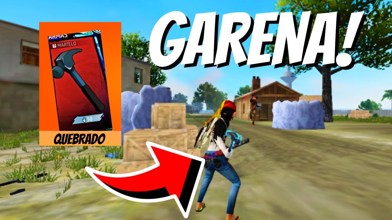 O MELHOR ITEM DA ATUALIZAÇÃO  🔨 FIQUEI SURPRESO COM ESSE MARTELO NO FF!