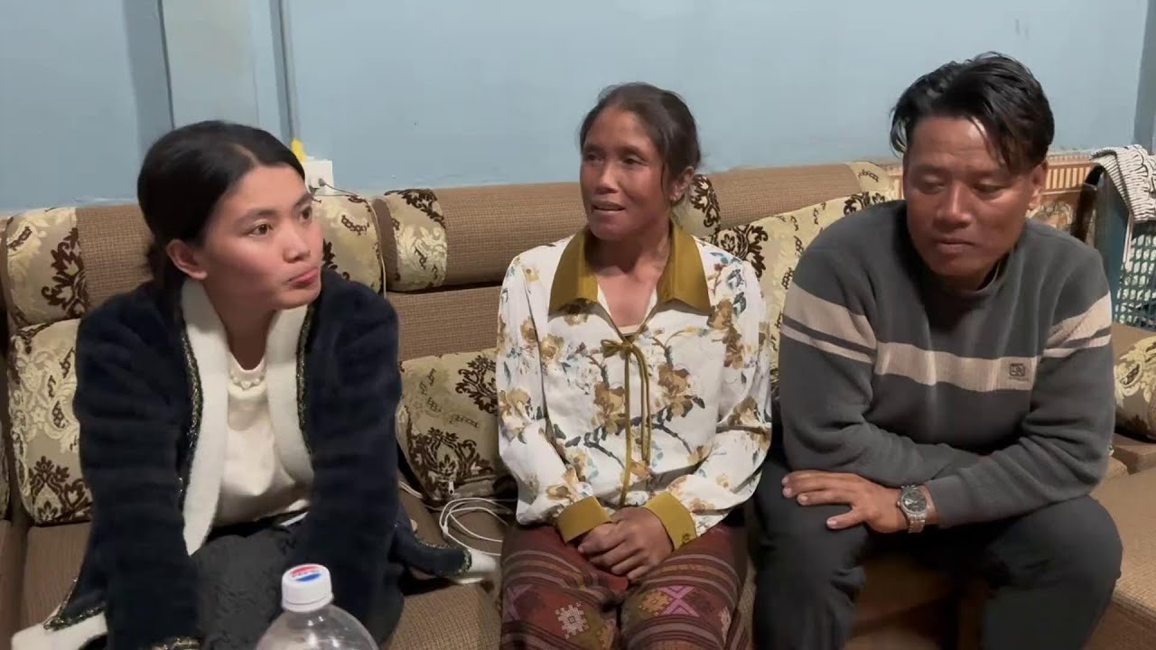 中老夫妻回老挝探亲第三天，老挝丈母娘贴心的给中国外孙女祈福#老挝媳妇 #日常vlog #探亲