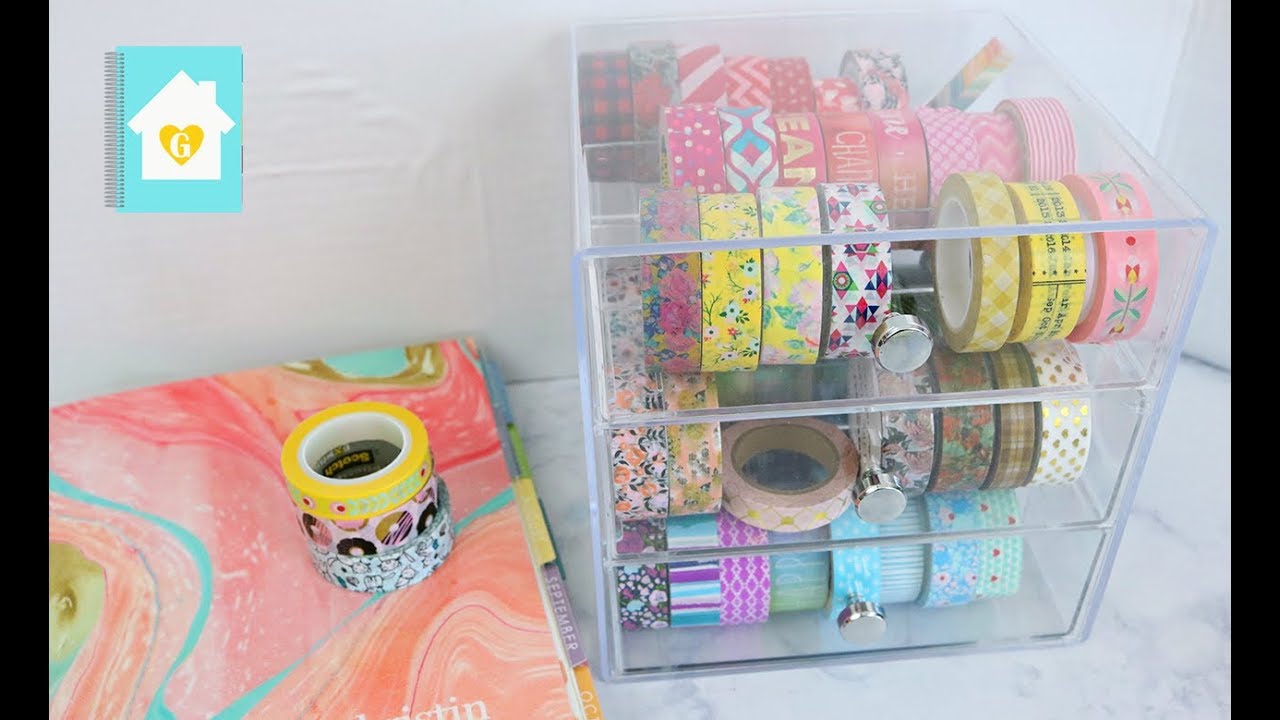 HOW I USE & STORE WASHI TAPE