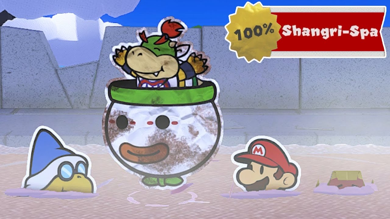 Paper Mario The Origami King - 100% Walkthrough - Shangri Spa