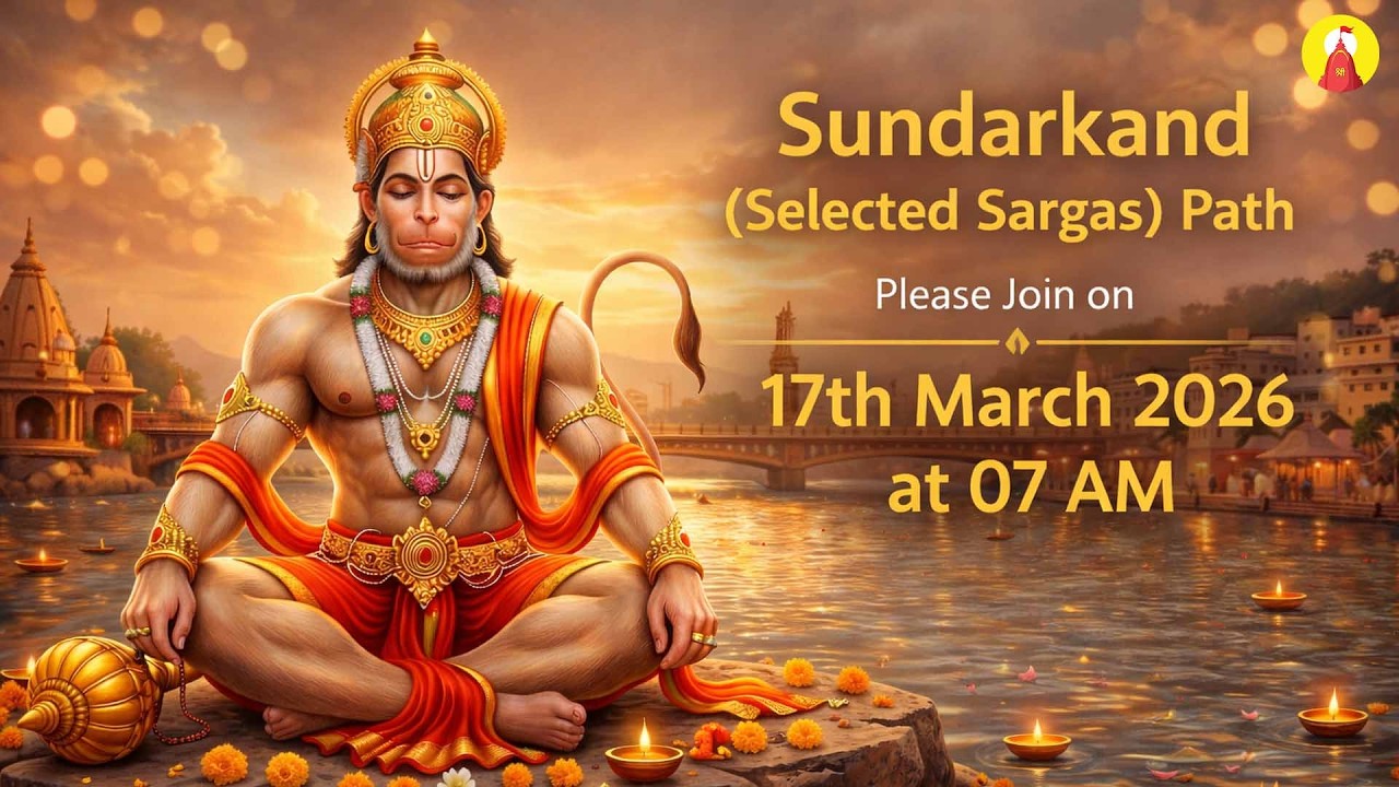 Sundarkand (Selected Sargas) Path Selected powerful verses from Sundarkand with concluding aarti.