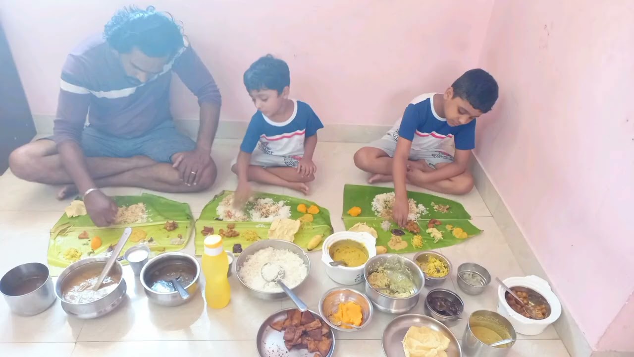 vishu sadhya 2022/  I prepared kerala special food for sadhya/#shorts