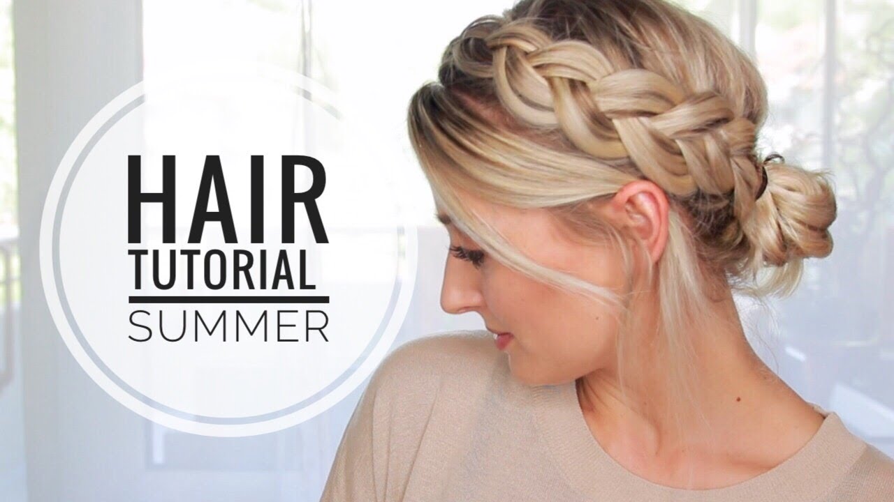 Sommer Frisur - Notfall Frisur, ohne Haare waschen | OlesjasWelt