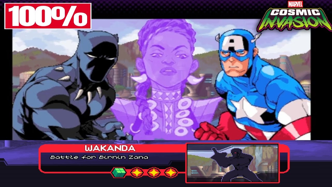 Marvel Cosmic Invasion-All Challenges in Mission 4: Wakanda 100% Guide Walkthrought