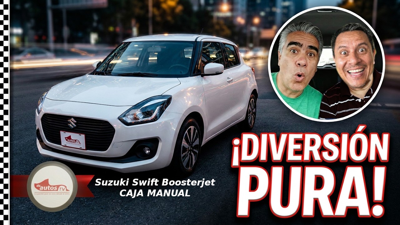 Suzuki Swift Boosterjet 1.0 versión manual: el hatchback más divertido por menos de 300, ¡por mucho!