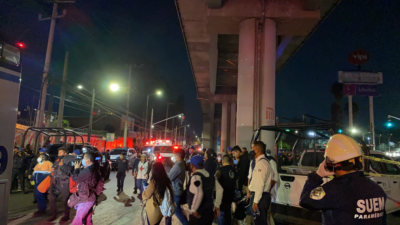EN VIVO DESDE EL ACCIDENTE DEL METRO OLIVOS LÍNEA 12 EN CDMX