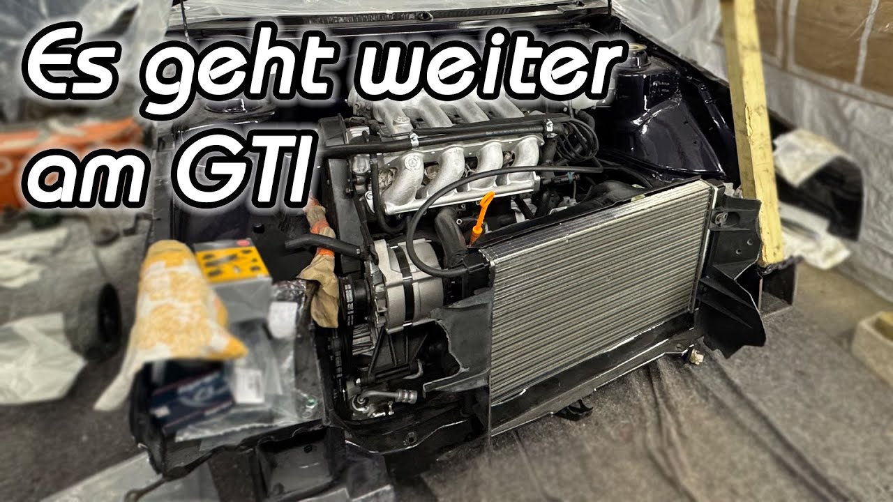 Weiter gehts am GTI. Die Front nimmt Form an.