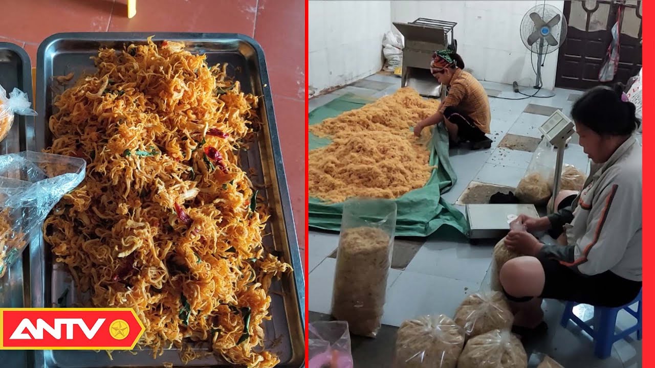 RỢN NGƯỜI quy trình sản xuất KHÔ GÀ LÁ CHANH | An toàn sống 2019