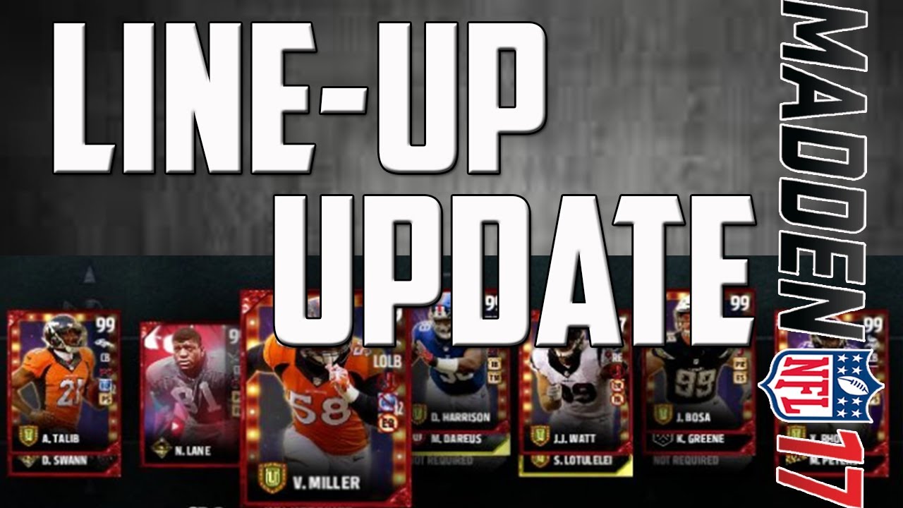 The Best Possible Team in MUT 17 - Lineup Update