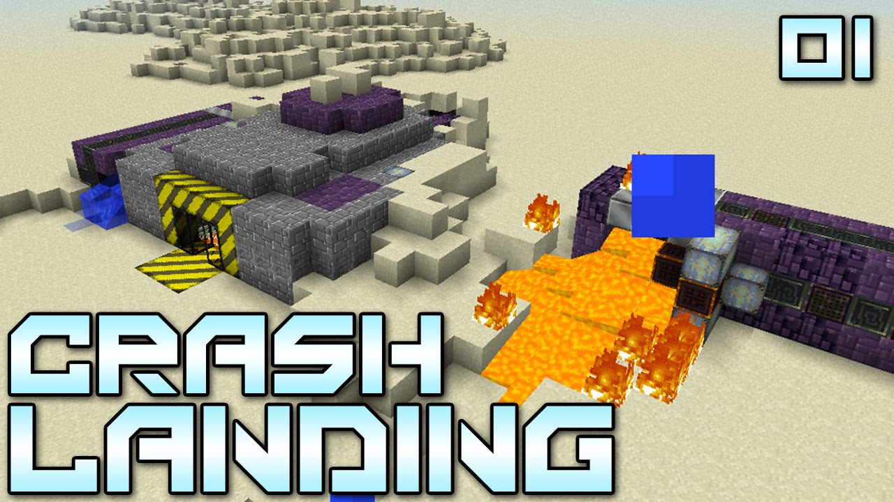 Minecraft Crash Landing 01 - 