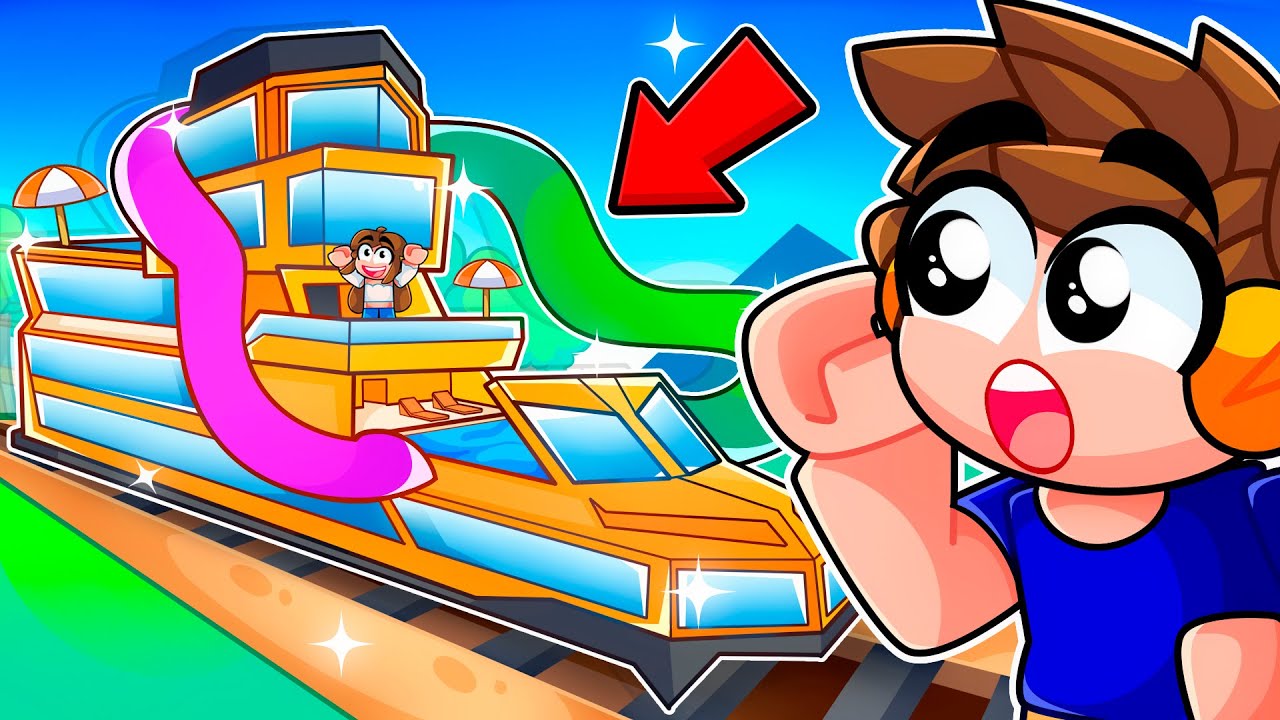Eu gastei 9,371,427 no MAIOR TREM DE LUXO do Roblox!