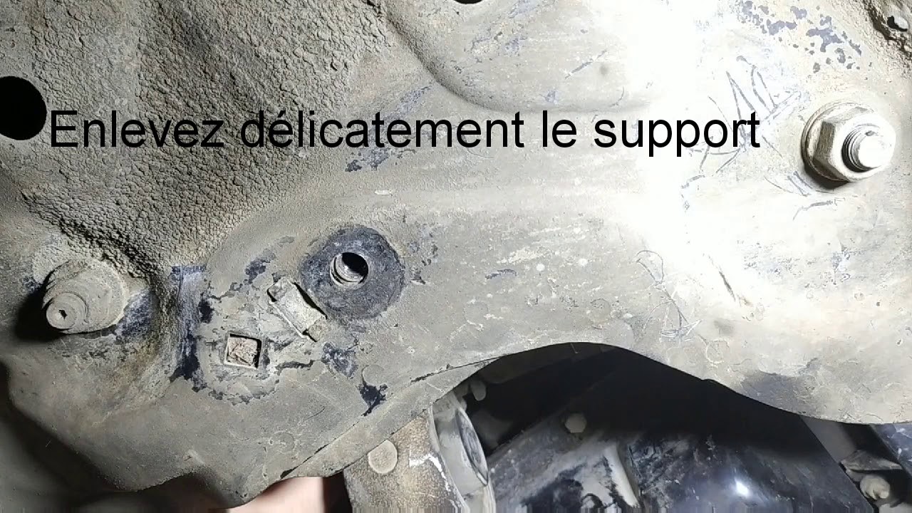 Démontage support moteur  Pourquoi un tel système ? - Peugeot 206