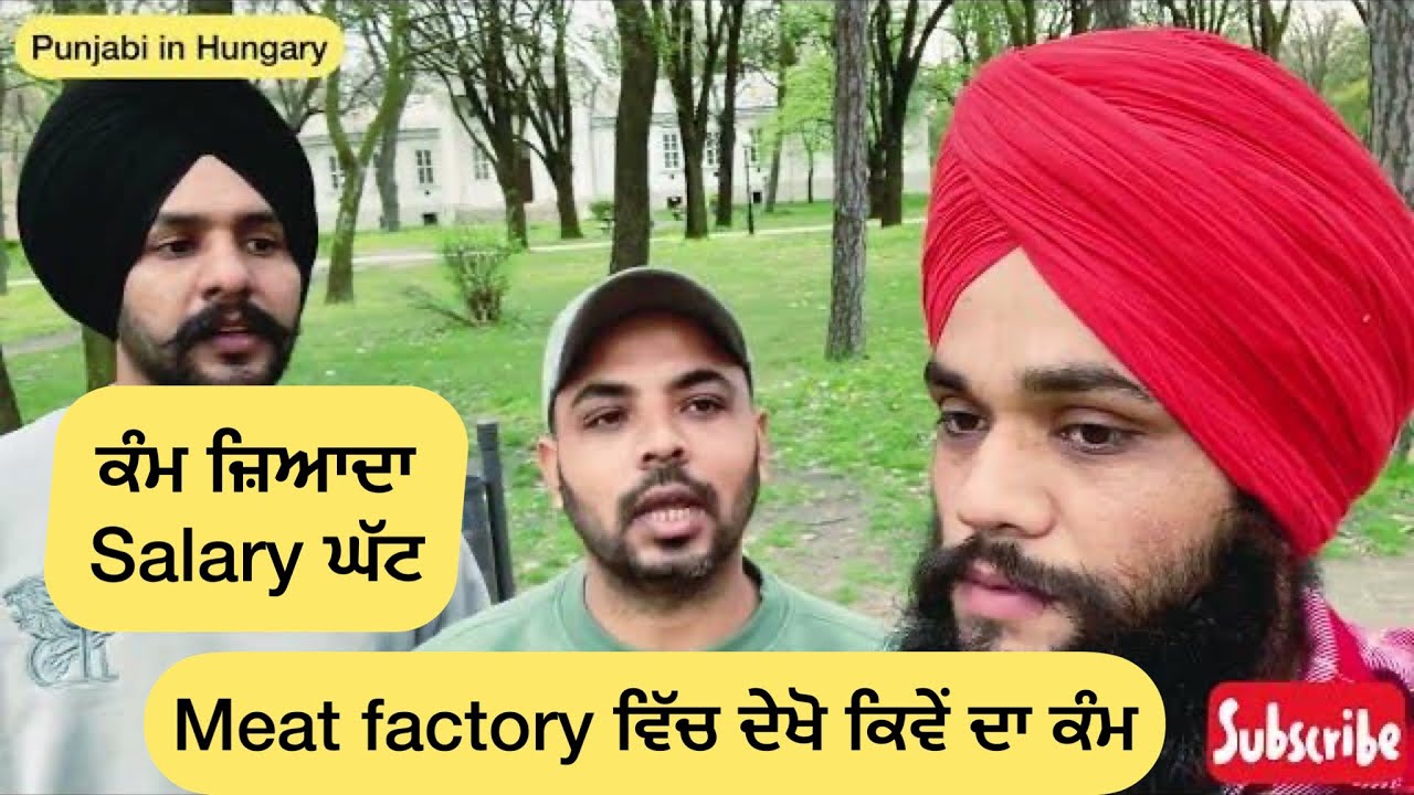 Hungary meat factory salary/chicken factory job Europe @PUNJABI IN HUNGARY