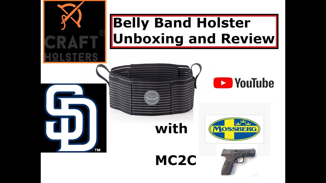 #CraftHolsters Falco Belly Band holster unboxing and demonstrated with Mossberg MC2C