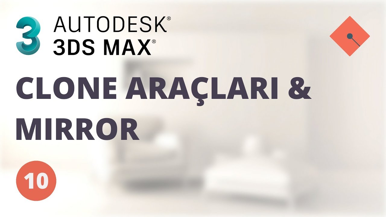 3ds Max Dersleri #10 | Clone (Kopyalama) Araçları ve Mirror