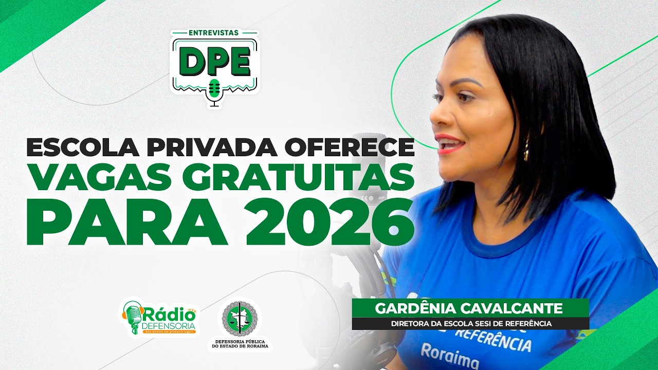 Oportunidade para estudantes de baixa renda; inscrições até 13/03 - Entrevistas DPE