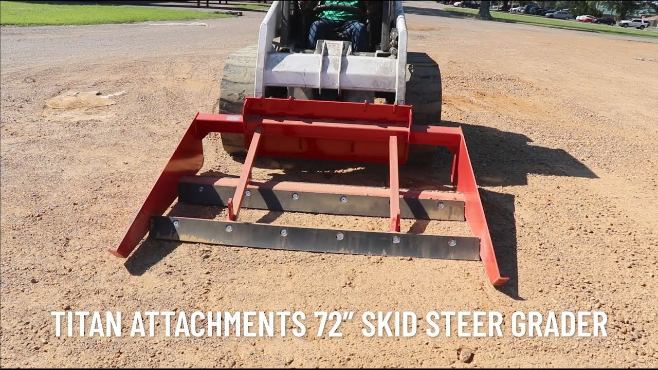 Skid Steer Grader From Titan Attachments
