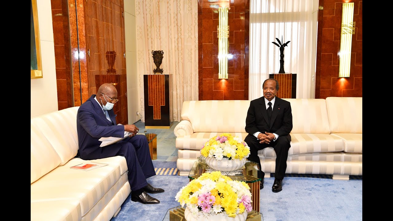 Audience accord&eacute;e au Ministre d&rsquo;Etat congolais Pierre Oba, &eacute;missaire de S.E Sassou Nguesso - 31.5.21